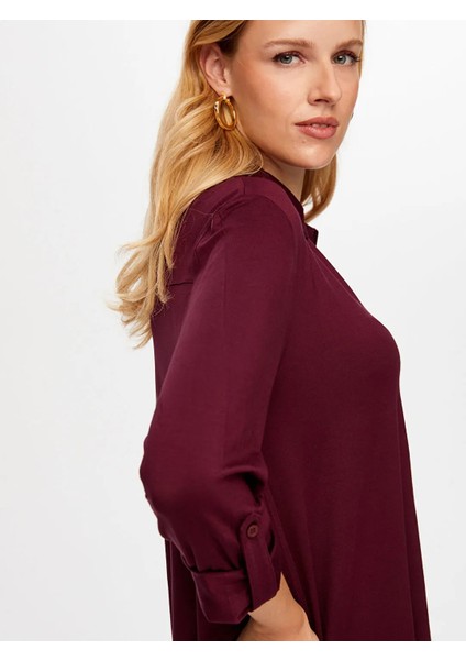 Polo Yaka Kadın Uzun Kollu T-Shirt BW26TSH004 modelleri