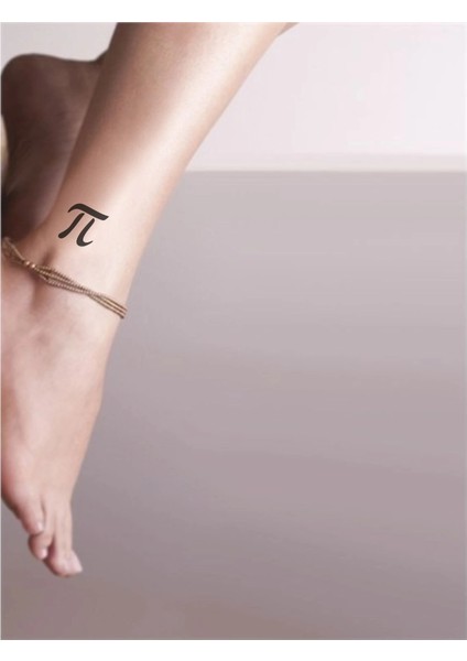 Arşimet Pi Sayısı Minimal Tattoo Geçici Dövme Şablonları Kına Kalıpları fiyatları