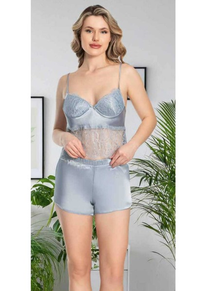 Kutulu Çeyizlik Saten Dantelli Altılı SET-370 indirimleri