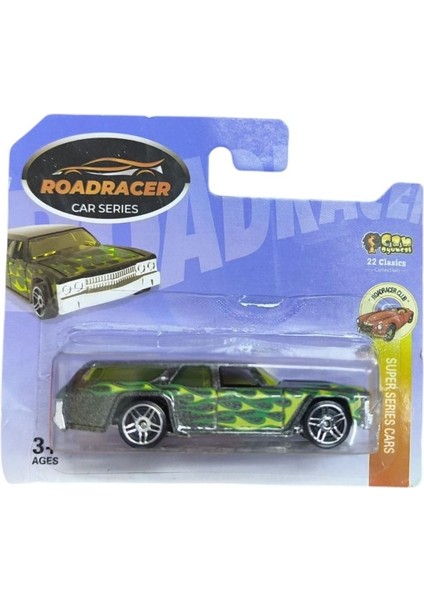 Can Oyuncak Kartela Road Racer Model Araba Tekli CN1912-YEŞIL