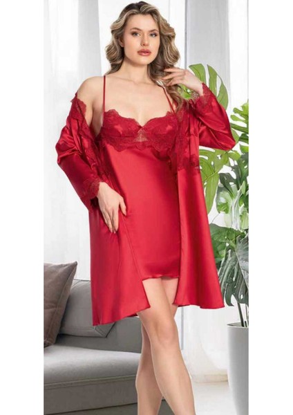 Kutulu Çeyizlik Saten Dantelli Altılı SET-365 modelleri