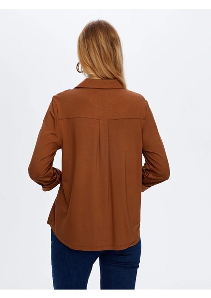 Polo Yaka Kadın Uzun Kollu T-Shirt BW26TSH004 fırsatları