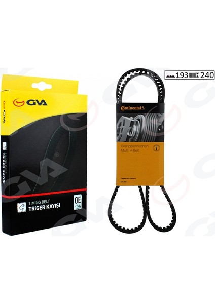 Triger Kayışı 193X240 Brava-Doblo-Marea-Strada 1.9 Td Lancıa Kappa 2..4