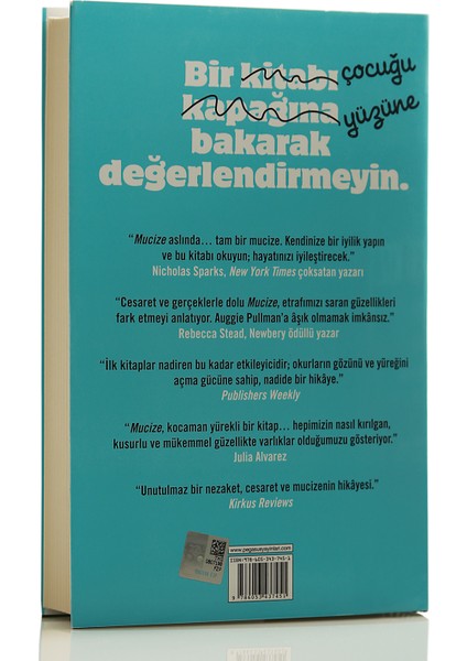 Mucize – R. J. Palacio, Ciltli 336 Sayfa, Cesaret ve Empati Üzerine İlham Veren Gençlik Romanı fiyatları