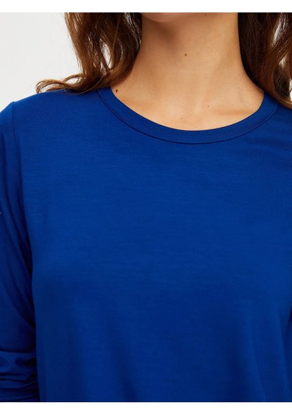 Yuvarlak Yaka Kadın Uzun Kol T-Shirt BW26TSH005 modelleri