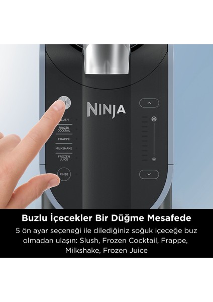 Slushi Dondurulmuş Içecek Üreticisi, Dondurulmuş Kokteyller, Frappe, Milkshake Ve Dondurulmuş Meyve Suyu Hazırlayın, Buz Veya Hazırlık Gerekmez, 1,9l Kapasite, fiyatları