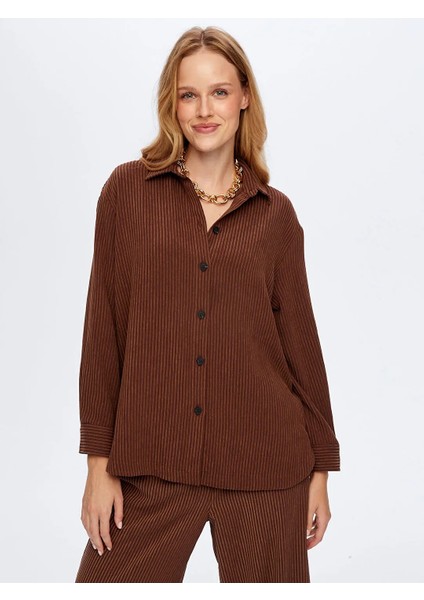 Kendinden Dokulu Şönil Kadın Tunik W26TNK013 fırsatları