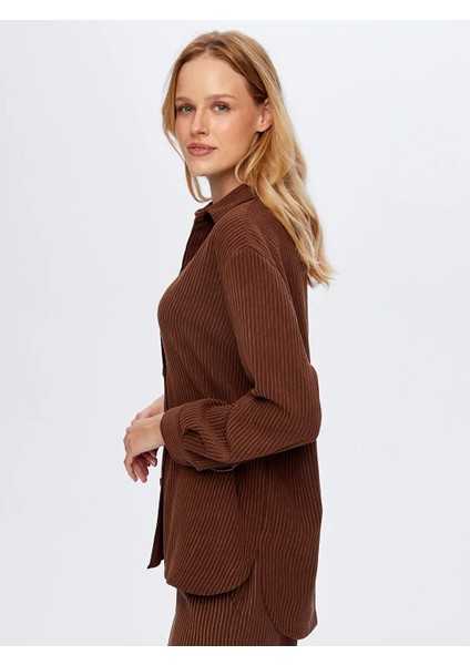 Kendinden Dokulu Şönil Kadın Tunik W26TNK013 indirimleri