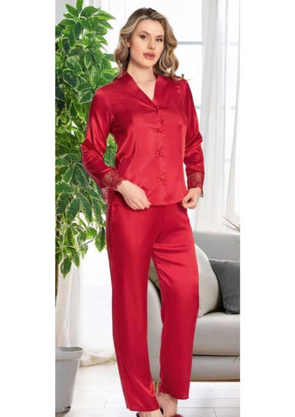 Kutulu Çeyizlik Saten Dantelli Altılı SET-360