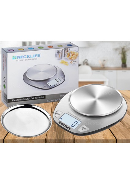 Dijital Çok Amaçlı Mutfak Terazisi, 5kg Sıvı ve Katı Ölçüm, Hassas ve Güvenilir