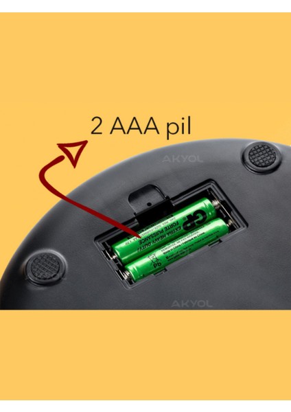 Dijital Çok Amaçlı Mutfak Terazisi, 5kg Sıvı ve Katı Ölçüm, Hassas ve Güvenilir