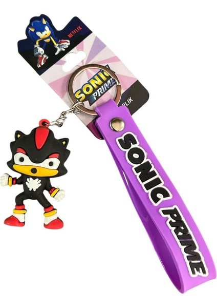 Sasta Lisanslı Silikon Anahtarlık 582648-MOR Sonic