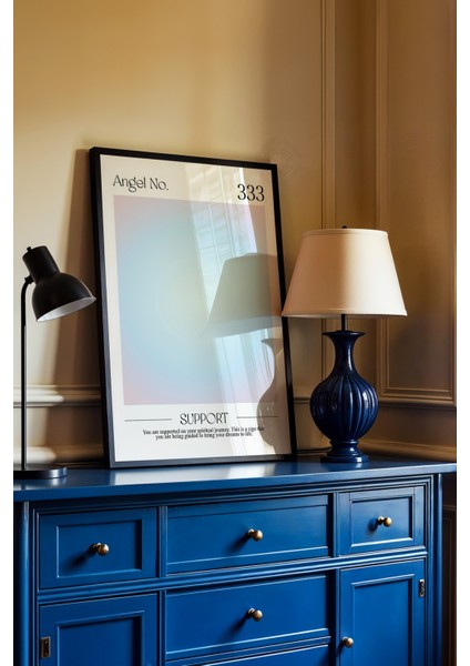 Aura Serisi Siyah Çerçeveli Poster, Tablo No:7 fiyatları