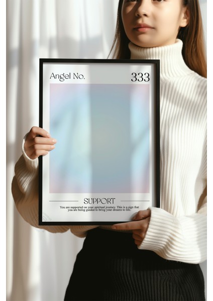 Aura Serisi Siyah Çerçeveli Poster, Tablo No:7 modelleri