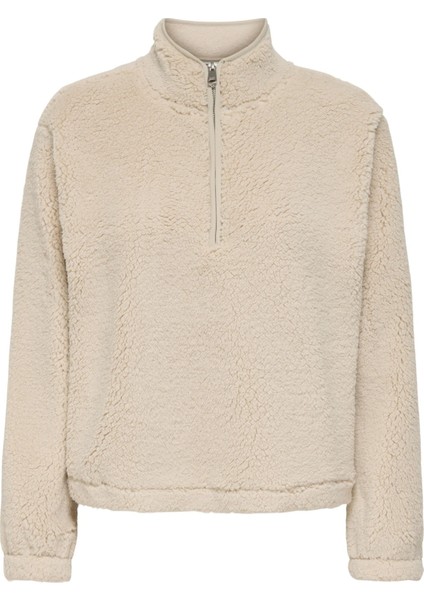 Onlnew Dallas Dik Yaka Kadın Polar Sweatshirt 15311631 modelleri