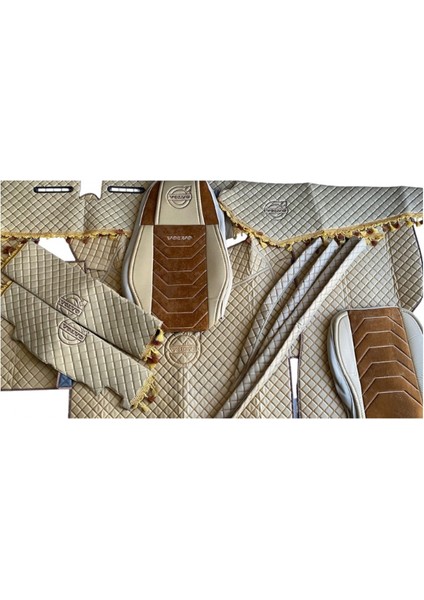 Volvo Fh 500/420 2000-2025 ile Uyumlu Tır Kamyon Kılıf Set