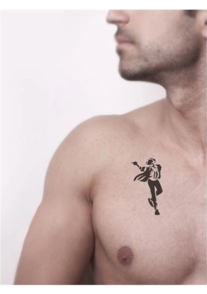 Michael Jackson Moonwalk Tattoo Geçici Dövme Şablonları Kına Kalıpları fiyatları