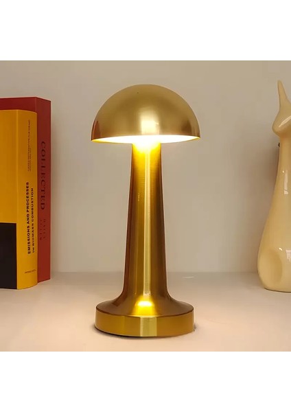 Şarjlı Masa Lambası Mantar Lamba