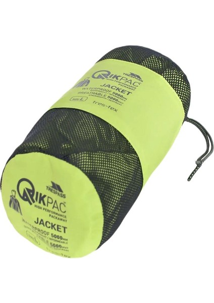 Qikpac Jacket Unisex Yeşil Yağmurluk UAJKRAI10001-LEF
