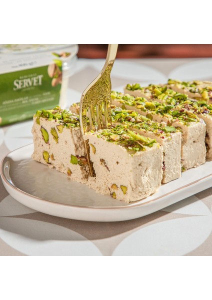 Bercekız Servet Rafine Şeker İlavesiz - Antep Fıstıklı Helva 400 gr