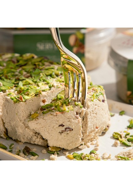 Bercekız Servet Rafine Şeker İlavesiz - Antep Fıstıklı Helva 400 gr