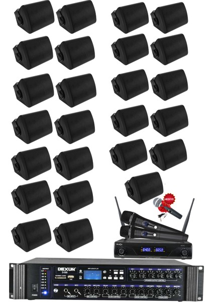 Drt-6 Sütun Hoparlör Mağaza Dükkan Kafe Seslendirme ve Okul Anons Sistemi