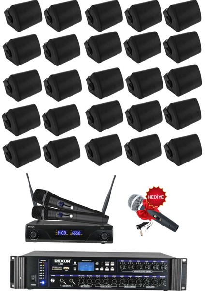 Drt-6 Sütun Hoparlör Mağaza Dükkan Kafe Seslendirme ve Okul Anons Sistemi modelleri