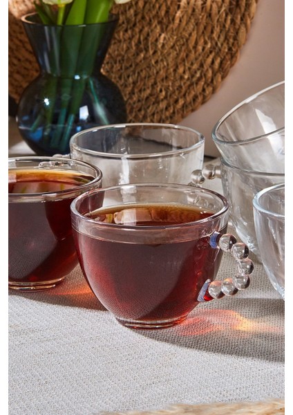 Boncukbağı 6'lı 200ml Cam Çay Fincanı- 14872 fiyatları