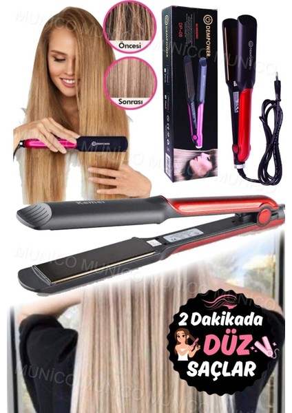 Hızlı Isınan Saç Düzleştirici, 4 Isı Ayarı, 220°C, Şık Siyah Renk modelleri