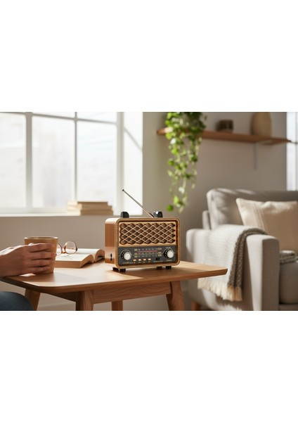 Nostaljik Trend Radyo,Güneş Panelli Eskitme Radyo(Bluetooth Özellikli) fiyatları