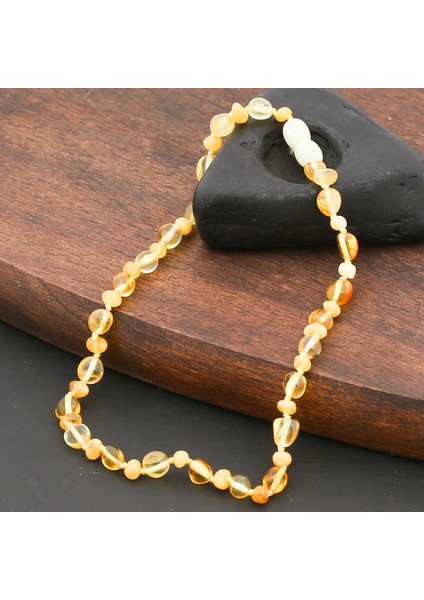 Bebek Damla Kehribar Diş Kolye fırsatları