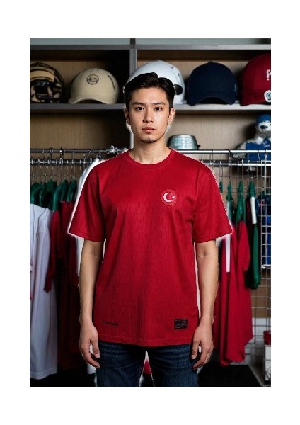 Türkiye Kırmızı Euro 2024 Yeni Sezon Futbol Forması Yetişkin Kişiye Özel Isim indirimleri