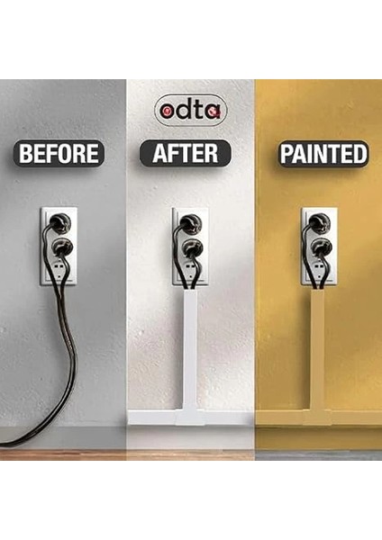 4 Metre (12X12MM) Kendinden Yapışkanlı Kablo Kanalı | 4m (10 Adet x 40CM) Kablo Gizleyici indirimleri