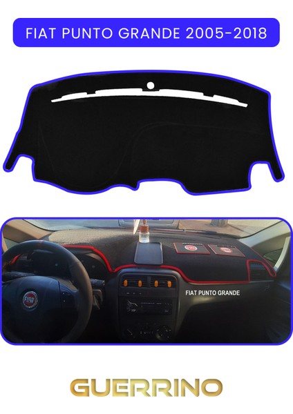 Fıat Punto Grande 2005-2018 Modellerine Uyguntorpido Koruma Halısı Mavi Kenar