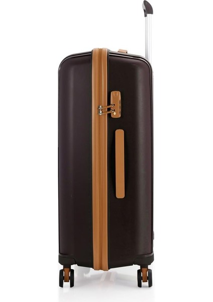 Bavul Orta ve Kabin 2li Set Silikon Valiz V305 Kahve/şamp fırsatları