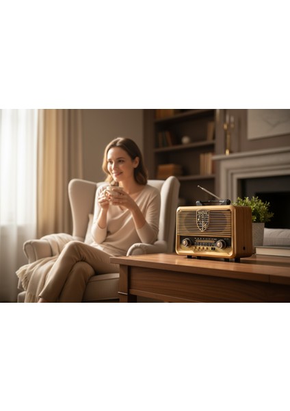 Nostalji Radyo Ahşap Görünüm Radyo,güneş Panelli Nostalji Radyo fiyatları