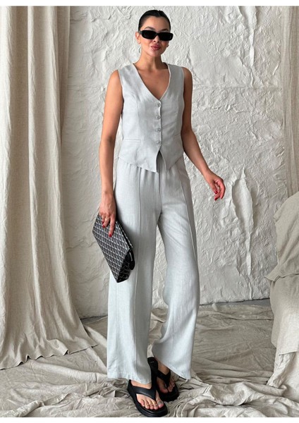 Gri Yelek Pantolon Takım modelleri