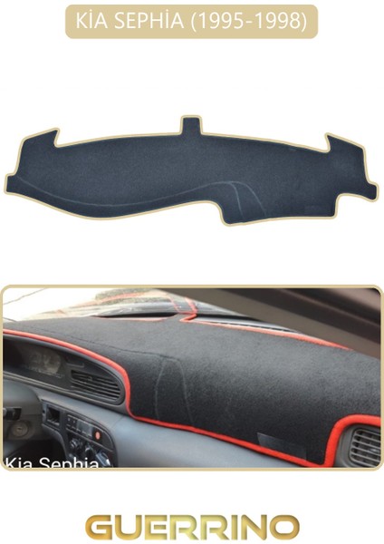 Kia Sephia 1995-1998TORPİDO Koruma Halısı Bej Kenar