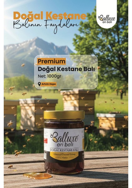 Premium Doğal Kestane Balı 1000 gr