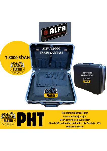 T8000 Abs Elektrikçi, Servis Alet ve Takım Çantası