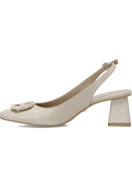 INCI LIZ 5FX Krem Kadın Topuklu Ayakkabı