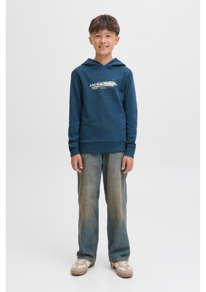 Jcocondor Sweat Hood Fst Mavı- Erkek Çocuk Sweatshirt