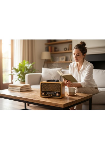 Nostalji Eskitme Radyo Solar Panelli 3 Bant Özellikli Nostaljik Radyo fiyatları