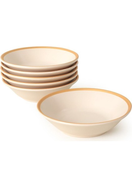 Mat Krem Gold File Hitit Yemek Tabağı 18 cm 6 Adet - 950 fiyatları