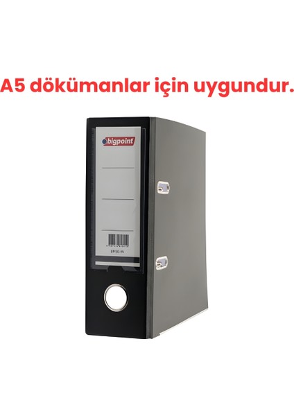 Telgraf Klasör, 10 Adet,2 Halkalı, 480 A5 Sayfa,telgraf,siyah fırsatları