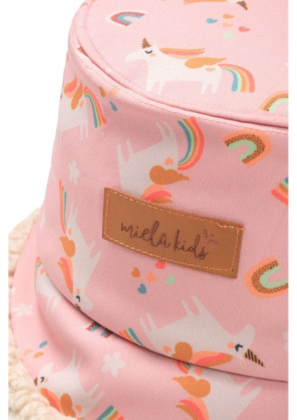 Unicorn Teddy Bucket Şapka - Somon modelleri