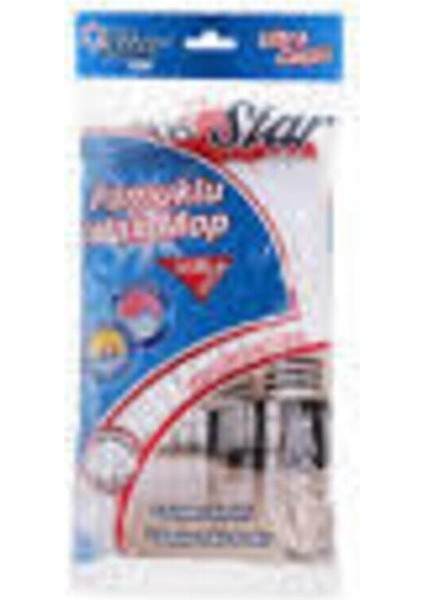 Pamuklu Geniş Islak Mop, Temizlik Için Pratik ve Dayanıklı Seçenek