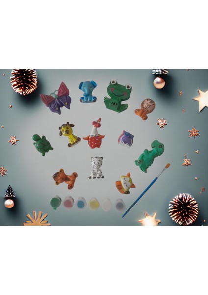 Alçı Boyama Seti Hayvanlar Alemi Magnetlik Seri fiyatları