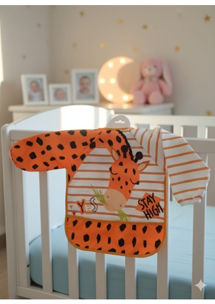 Laura Baby Uzun Kollu Sıvı Geçirmez Mama ve Aktivite Önlüğü indirimleri