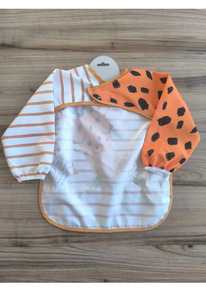 Laura Baby Uzun Kollu Sıvı Geçirmez Mama ve Aktivite Önlüğü